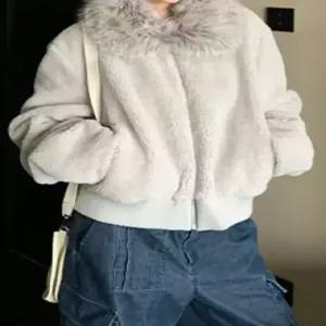 빅 부드럽고 코트 퍼 편안한 선염 칼라 부드러운 여자모피코트 트렌드 트리밍 스웨이드 ible1