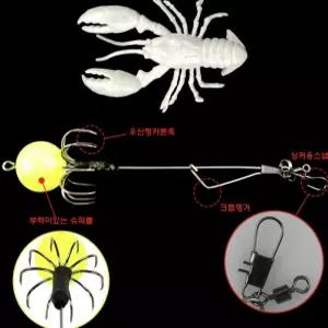 문어 쭈꾸미 갑오징어 에기 채비 루어 낚시 미끼 채비 세트