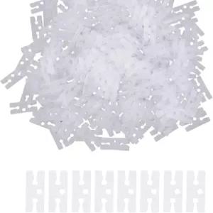 진 지오미르 300개 플라스틱 풍선 클립 넥타이 - 결혼식 파티 생일 및 공휴일 장식용 H자형 대량 밀봉 도구