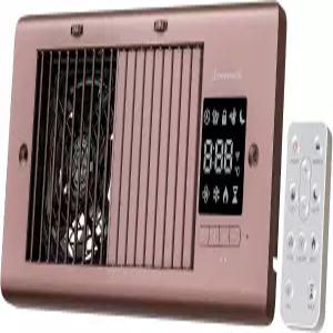 듀엔윌스 레지스터 부스터 팬 4인치 x 10인치 홀 180 조절 가능한 그릴 통풍구 냉난방 개선 조용한 140 CFM