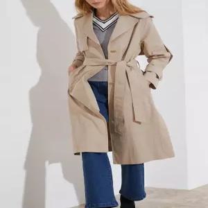 [올리비아로렌]벨티드 싱글 트렌치 코트 VOCEB3S1321 EIC