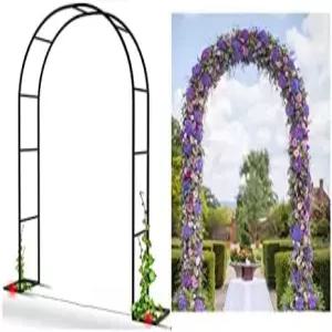 가든 트렐리스 오벨리스크 아치 베이스가 있는 웨딩 스탠드 포 플라워 도어 파티 이벤트 풍선 장식 이지