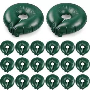 무머피 20팩 나무 물주기 링 가방 10갤런 천천히 출시 PVC 드립 관개용 워터 파우치 자동 시스템 정원 관목