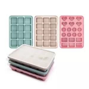 아이스트레이 sillyko 말랑 실리콘 아이스큐브 얼음 양념 다용도 틀