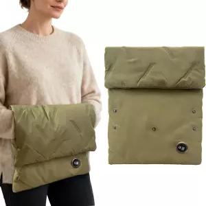 덱스메리 충전식 핸드 워머 머프 3단 난방 및 원적외선 디지털 디스플레이가 장착된 휴대용 전기 남성과