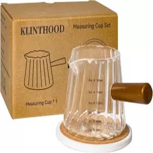 유리 계량컵 6OZ 에스프레소 액세서리 익스프레스 샷 컵 입 모양이 V자인 잔 립 밀크 프로팅 피처 커피