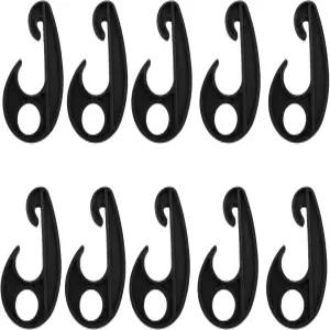 AXLIZER 플라스틱 후크 PVC 자동차 방수포 로프 카약 코드 나일론 번지 커버