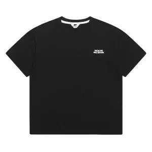 [보리보리/에꼴리에]에꼴리에 세이브존03 5부 루즈핏 하이텍 싱글티 25B5401-BK