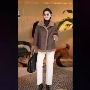 여성 고급 자켓 겨울 페이크퍼 뽀글이 빅사이즈 도톰한 루즈핏 재킷