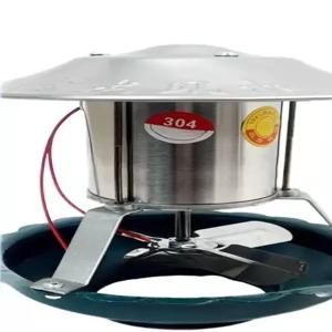 화목난로 배기팬 연통 스테인레스 벤츄레이터 전력 굴뚝용