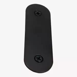 스테인리스 스틸 링 초인종 커버 플레이트 오래된 버튼용 벽걸이 구멍 BLACK