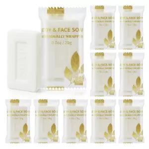 지안업 비누 바 미니 사이즈 여행용 일회용 소형 핸드 바디 개별 포장 키트 목욕 세면용품 위생용품 모텔