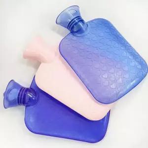 고무 물주머니 휴대용 찜질 보온 물주머니 겨울 난로 개인용 가정용 사무실 온수 안전 온열