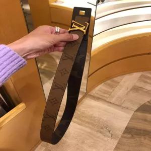 루이비통 LV 아이코닉 리버서블 여성 벨트 30MM (브라운) M0149V