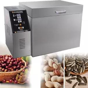 LDMLAX 커피 원두 로스터 1800W/2500W 전기 기계 조절 가능한 타이밍 및 온도 논스틱 너트 땅콩 캐슈 밤