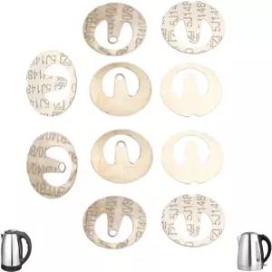 Nentment 10팩 전기 주전자 온도 조절기 스냅 디스크 교체 조절 증기 센서 스위치 차단 바이메탈 열전대