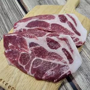 [장보리]산청 흑돼지 목살 구이용 200g x 3팩