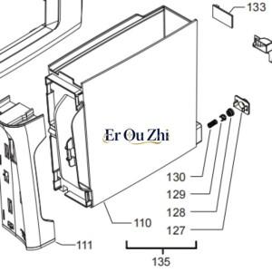 필립스 커피 머신 EP2121 물탱크에 적용