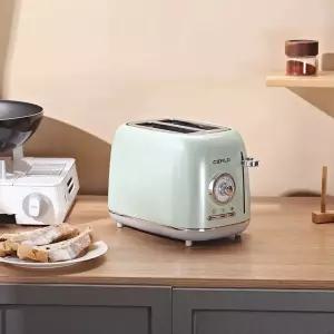 레트로 전기 토스터기 토스트기계 토스터 식빵 미니 팝업