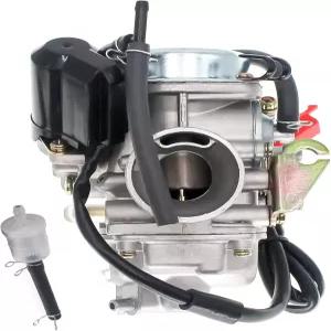 AKSLGT GY6 125cc 카뷰레터 24mm PD24J 모페드 ATV Go 카트 스쿠터 4행정 152QMJ 157QMI 엔진 카즈마