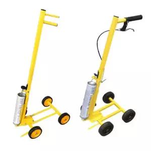 주차장 라인 마커 페인트 도로 차선 도색 스프레이 경기장 바닥 몽땅 H형 2륜 마킹