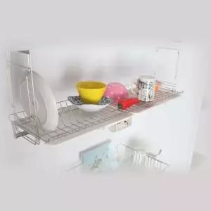 견고한 마무리 세련된 슬라이드 씽크선반 800 싱크대선반 씽크대교체 주방정리선반 주방정리용품