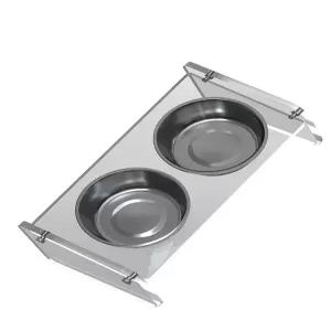 중형견식기 스텐 강아지 밥그릇 고양이 반려동물 소형 투명