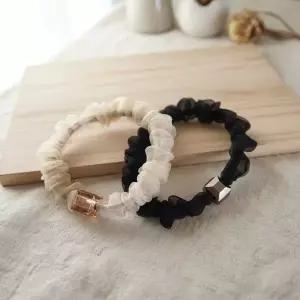 [하프클럽/]여성용 데일리 헤어 스크러치 머리띠