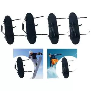 스노우보드 슬리브 가방 손잡이가 있는 커버 케이스 패딩 처리된 어깨끈이 여행용 장비용 랩