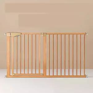 우드 반려묘 안전문 펜스 보호 우드컬러 대형 애완동물