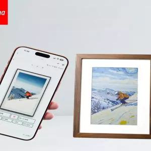 진심글로벌 ai액자 디스플레이 그림 블루투스액자