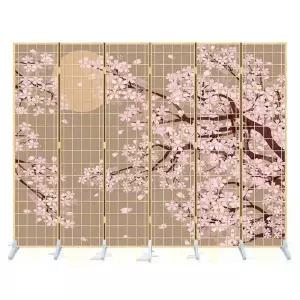 일본 파티션 이자카야 일본병풍 동영화 벚꽃 칸막이 가벽