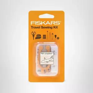피스카스 바느질 키트 엄마를 위한 선물 세트 오렌지 케이스 여행용 포함