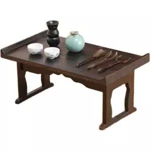 원목 고가구 접이식 다과상 좌식 작은상 소반 호족반