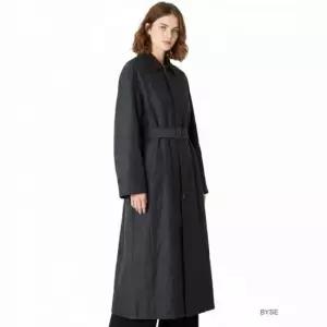 MUST IT_오라리 AURALEE 남성코트 실크 코튼 퀼팅 롱코트 A23AC02SP 000102