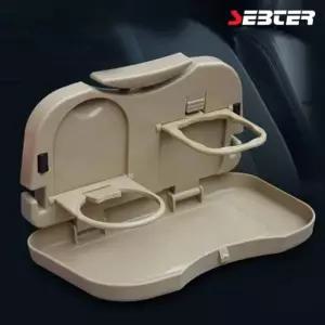 [셀러에이드]TBZ 차량용 뒷자석 받침 트레이 홀더 아이디어용품 컵꽂이