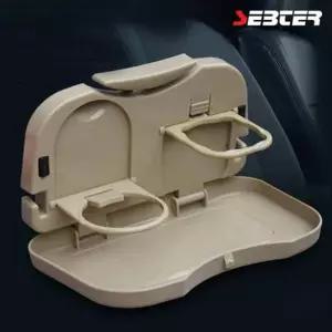 [콩심팥심]TBZ 차량용 뒷자석 받침 트레이 홀더 아이디어용품 컵꽂이