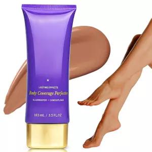 타투 커버 메이크업 바디 퍼펙터 스킨 자국 풀 멍 다리 3.5온스 위한 워터프루프 지속력 브론즈 컨실러 및