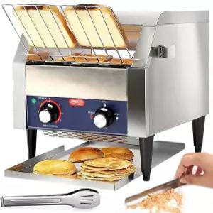 조하큐 상업용 컨베이어 토스터 - 번스 빵 베이글 레스토랑용 300조각/시간 스테인리스 스틸/청소 고강도
