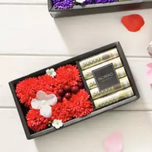 플라워 용돈박스 (S) 레드 어버이날 부모님 용돈케이크 선물 서프라이즈 이벤트 봉봉샵