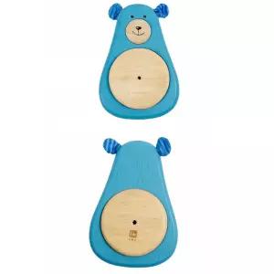 악기놀이 원목장난감 곰돌이 탬버린 유치원 4세 5세 음악완구