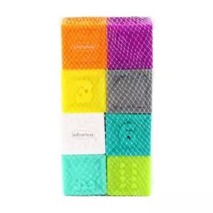 동물 숫자 놀이 말랑 사각블럭 유아완구 촉각발달 물렁 블록