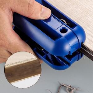 수동 목공 엣지 밴딩 디버링 통합 트리밍 나이프 단면 및 전환 가능 설치 사용