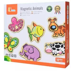 동물학습 원목자석블럭 영유아 교구 놀이집장난감 블록 유치원