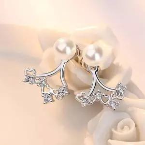 [오너클랜]TBZ 분다 바람이 S925 그겨울 송혜교이어링 실버 주인공 지르코니아