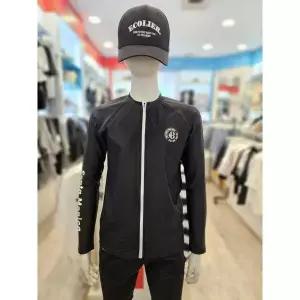 [보리보리/에꼴리에]에꼴리에 세이브존03 모노 배색 래쉬가드 점퍼 24B0105-BK