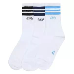 [보리보리/제이씨비]MARIO세줄 라인 장목 양말 3켤레 세트