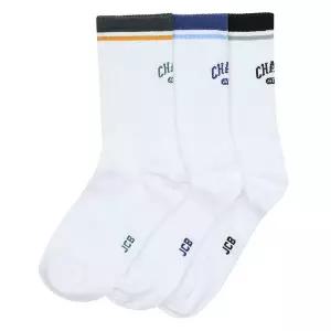 [보리보리/제이씨비]MARIO배색 포인트 장목 양말 3켤레 세트