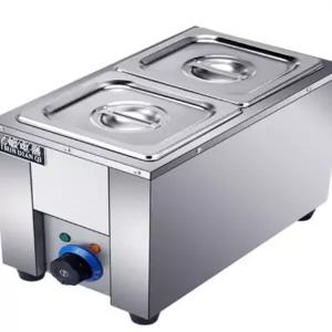업소용 사각 중탕기 냄비 2구 모델 라이트 워머기 한 중국집