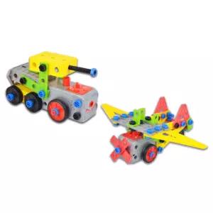 비행기 탱크 조립 블럭 작동장난감 연결큐브 완구 두뇌개발